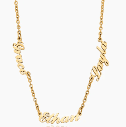 Custom Multiple Name Necklace